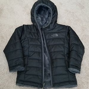 Boys reversible North Face coat